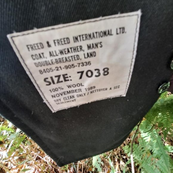 Authentic Military Heavy Overcoat Trenchcoat Raincoat - Picture 3 of 4